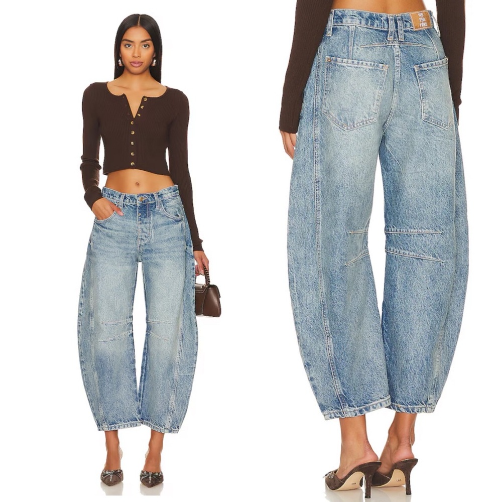 Free People Blue Women's Jeans